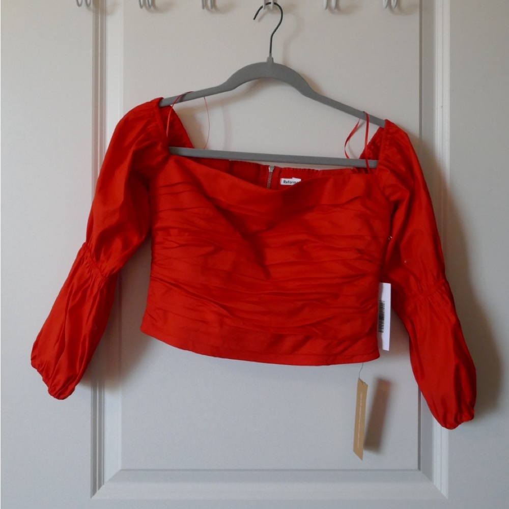 Red Reformation Top | Size 8